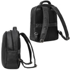 Leder Rucksack Herren schwarz