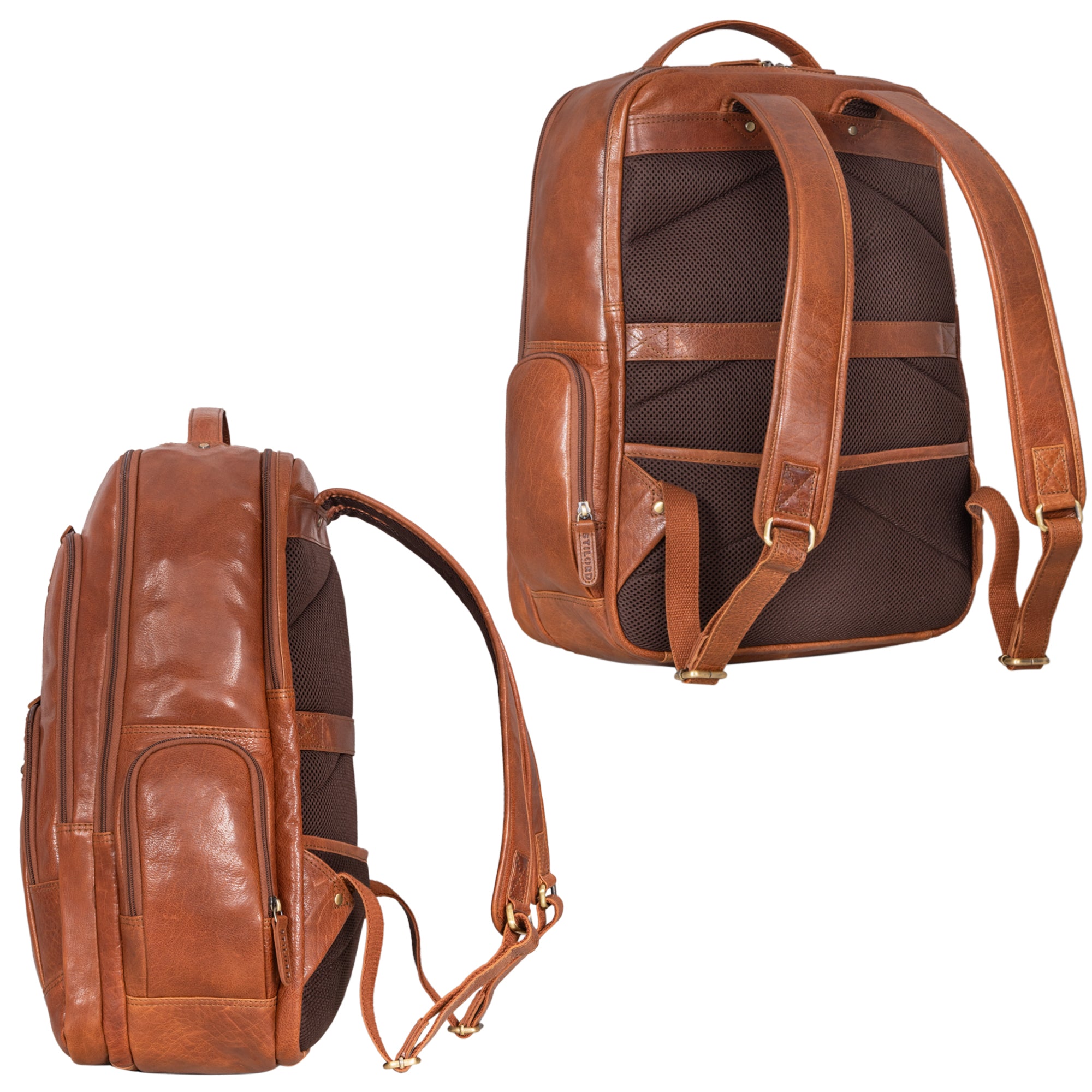 Leder Tagesrucksack Herren
