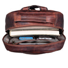 Moderner Arbeitsrucksack Echtleder