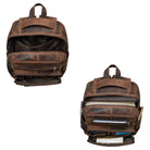 Laptoprucksack 14 Zoll Leder