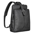 Rucksack Leder schwarz Vintage
