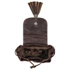 Moderner Damen Rucksack Echtleder braun