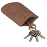 “Toby” Portachiavi Vintage Pelle