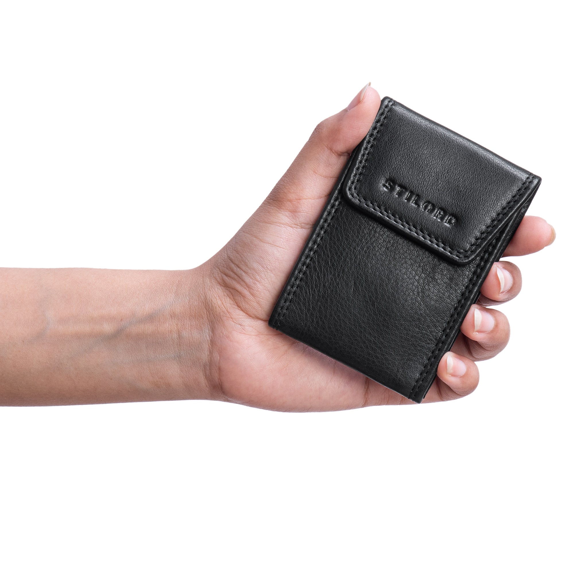 Etui Key Organizer Leder schwarz