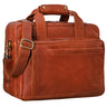 "Excelsior" XXL Borsa da Lavoro Uomo in Pelle Grande Porta PC 17+ Pollici