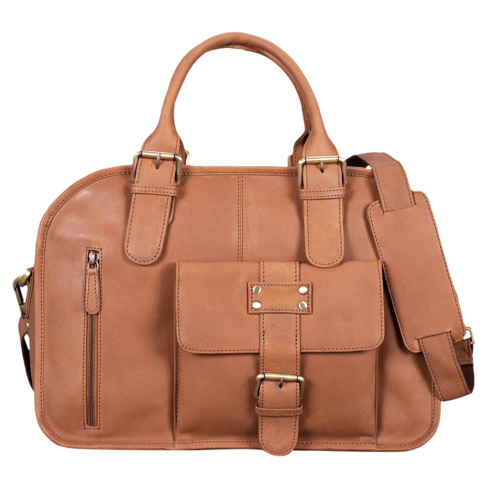 aktentasche damen leder braun vintage