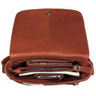 Cross Body Bag Leder braun