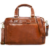 "Jon" Borsa lavoro uomo in vera pelle vintage