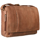 Hellbraune Leder Schultertasche