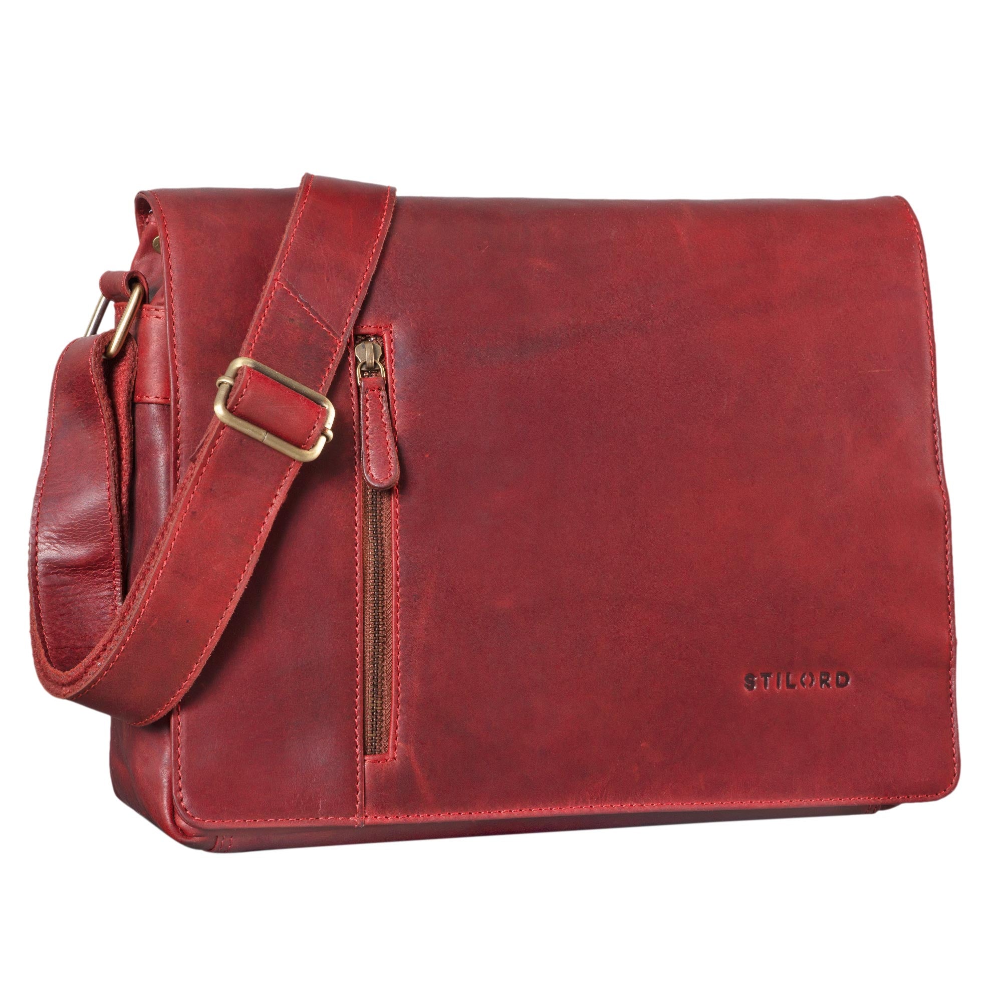 Unitasche damen leder rot