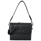 Lederhandtasche schwarz Frauen
