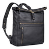 “Leya” Zaino Rolltop da donna pelle impermeabile, per laptop 15,6 - 17 pollici