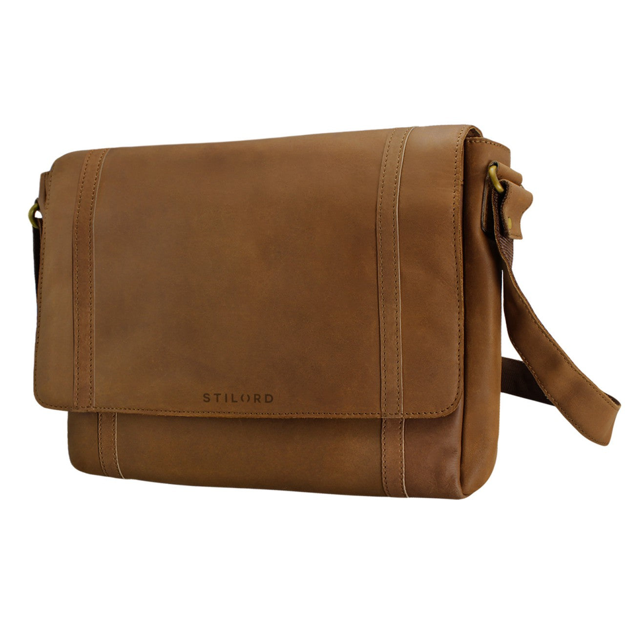 Ledertasche Vintage elegantes Design Collegetasche