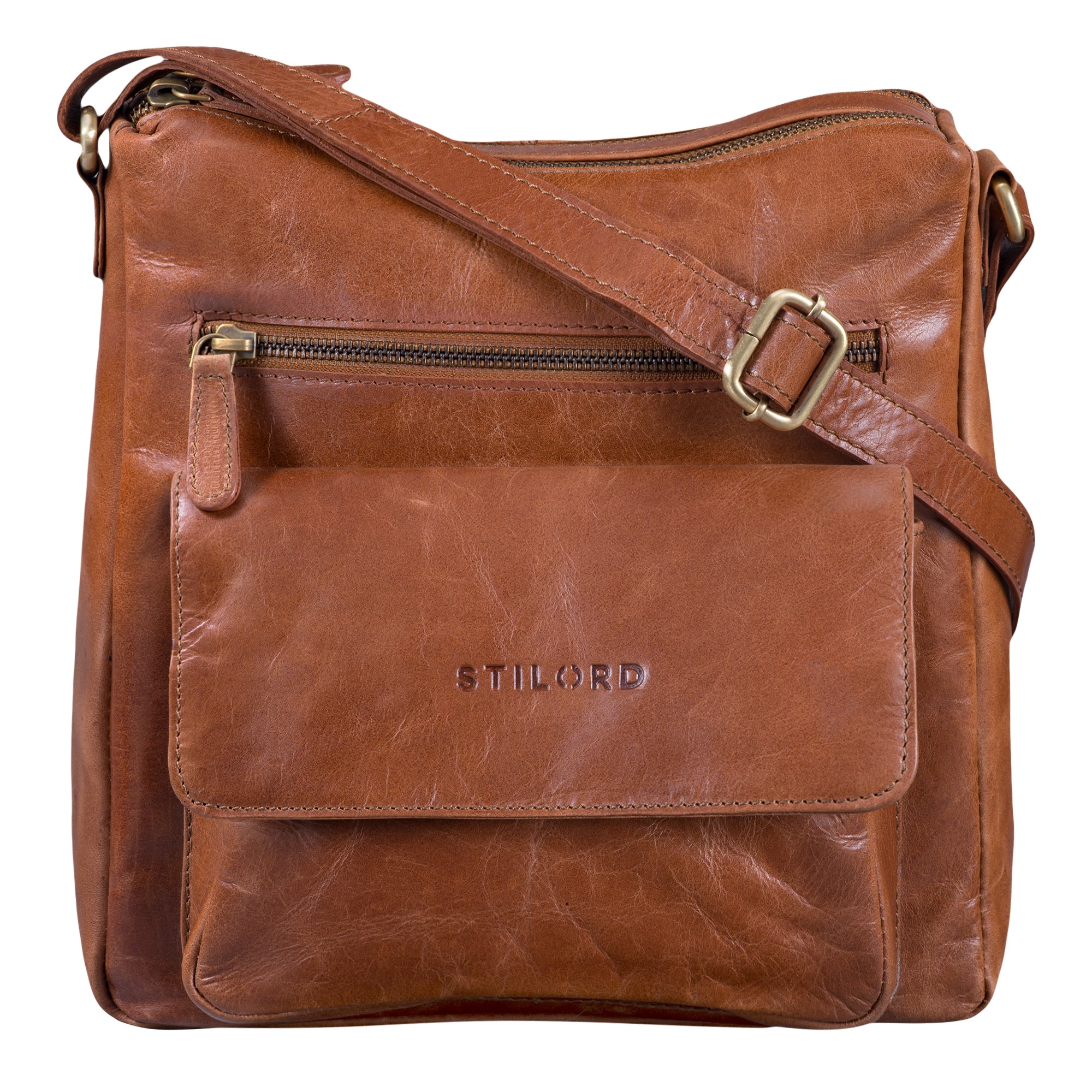 Vintage Tasche für Frauen Echtleder braun
