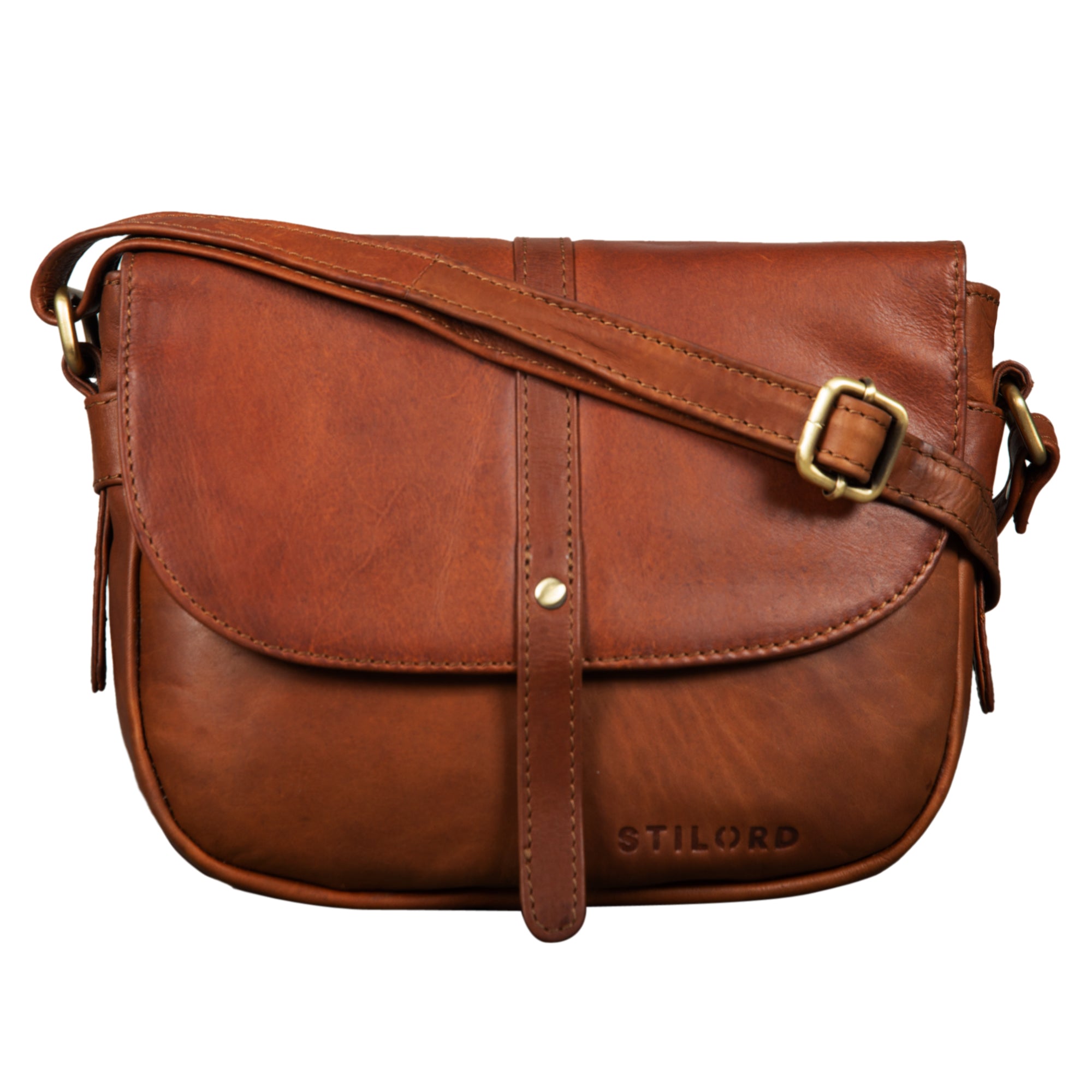 Braune Ledertasche Umhängetasche Damen