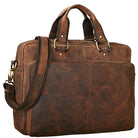 Vintage Ledertasche Herren braun groß 