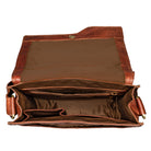 Vollledertasche Laptop Überschlag