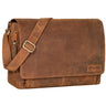 "Rick" Borsa Vintage a tracolla in pelle