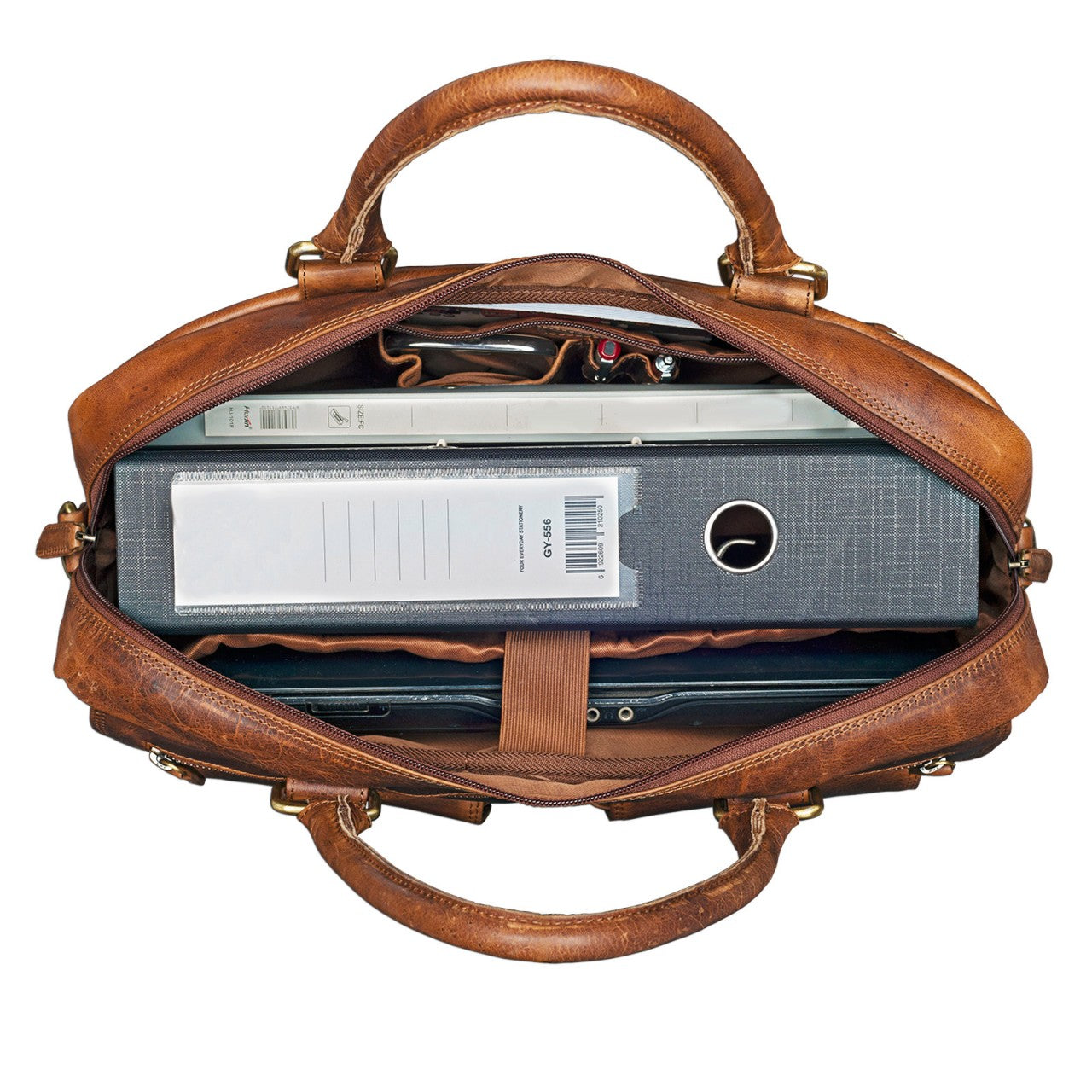 Laptoptasche braun groß