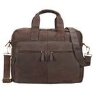Herren Umhängetasche Leder Laptoptasche