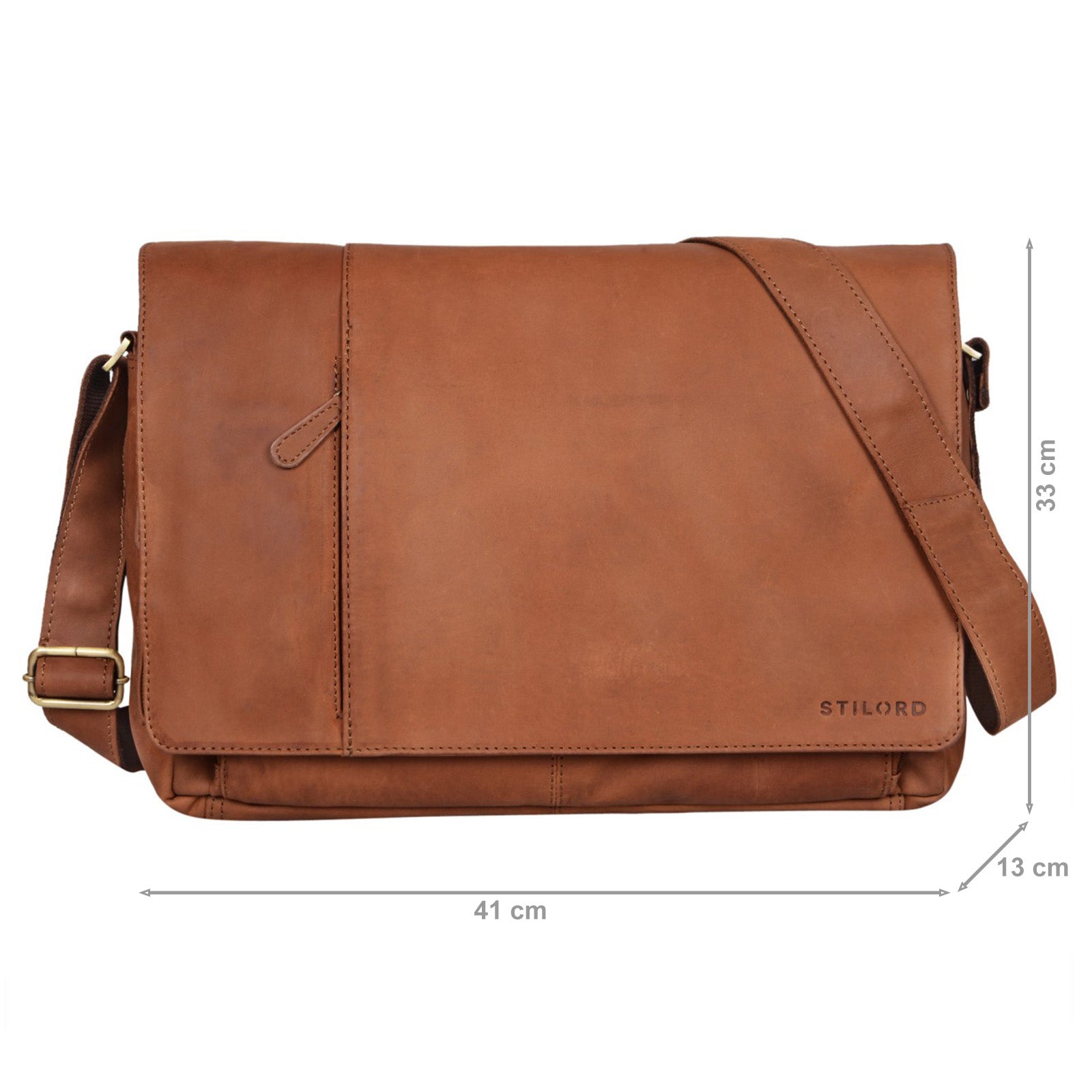 Umhängetasche Damen Leder braun