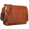 Seconda opzione "Erik" Borsa per PC 15.6 pollici vintage in pelle