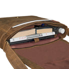 Umhängetasche aus Leder mit Laptopfach