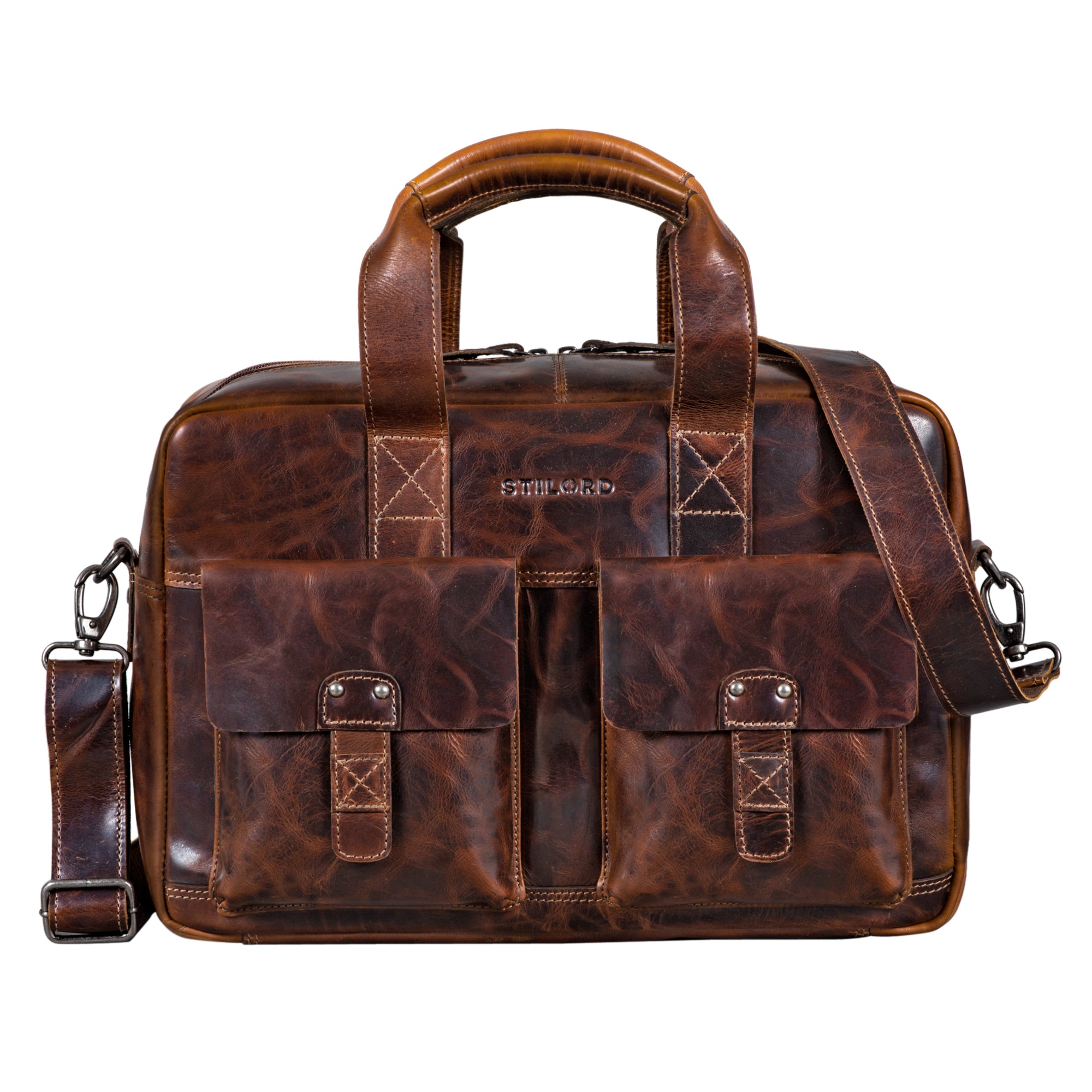 Laptoptasche Leder Gross Braun
