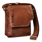 Tablettasche braun Echt-Leder