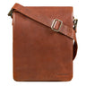 "Oxford"  borsa a tracolla vintage uomo pelle – tracolla uomo media verticale DIN A4