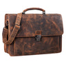 “Angelo” Ventiquattrore Vintage da Uomo in Pelle