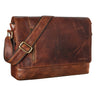 “Davis” Borsa Messenger in Pelle 13 Pollici