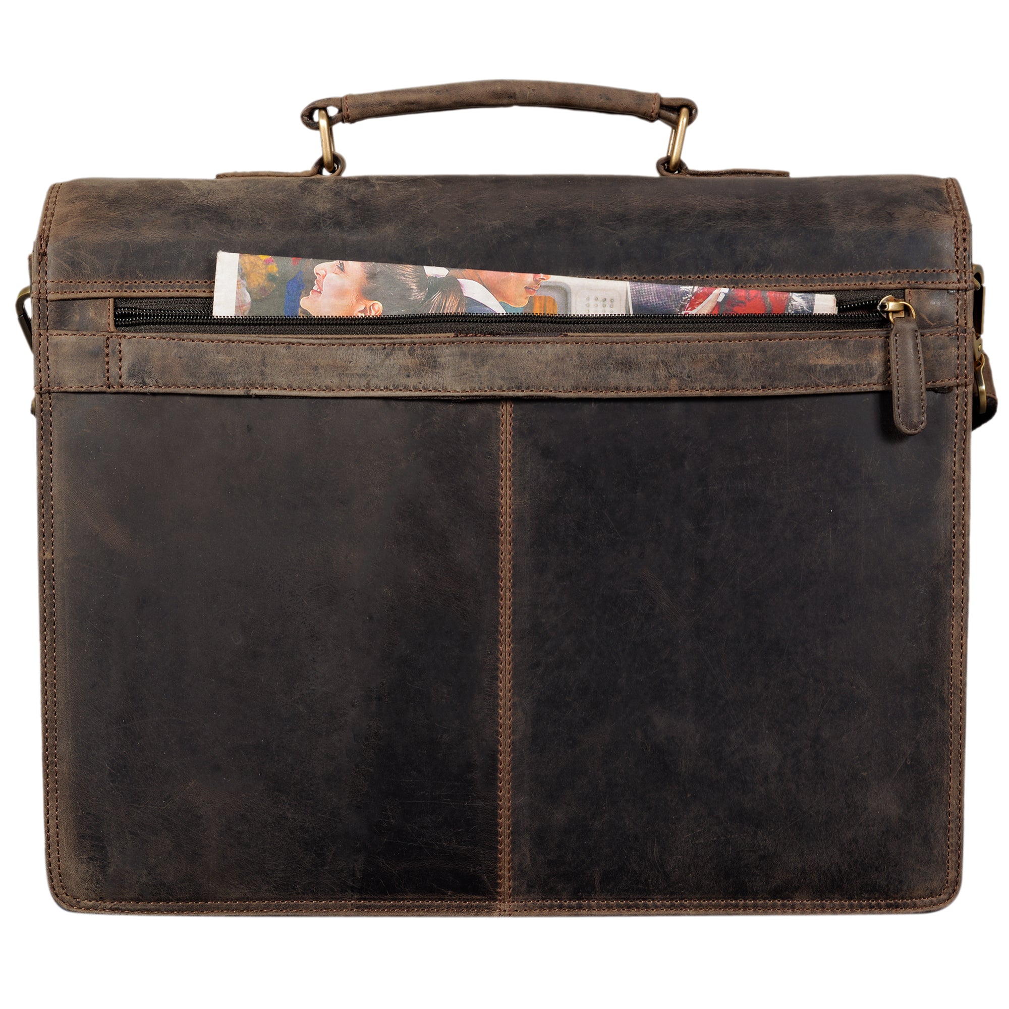 Vintage Aktentasche Leder groß