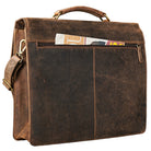 Schultertasche braun Leder