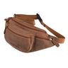 "Eliah" Marsupio in pelle vintage da uomo