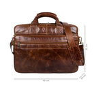 Elegante Businesstasche Herren Leder Vintage