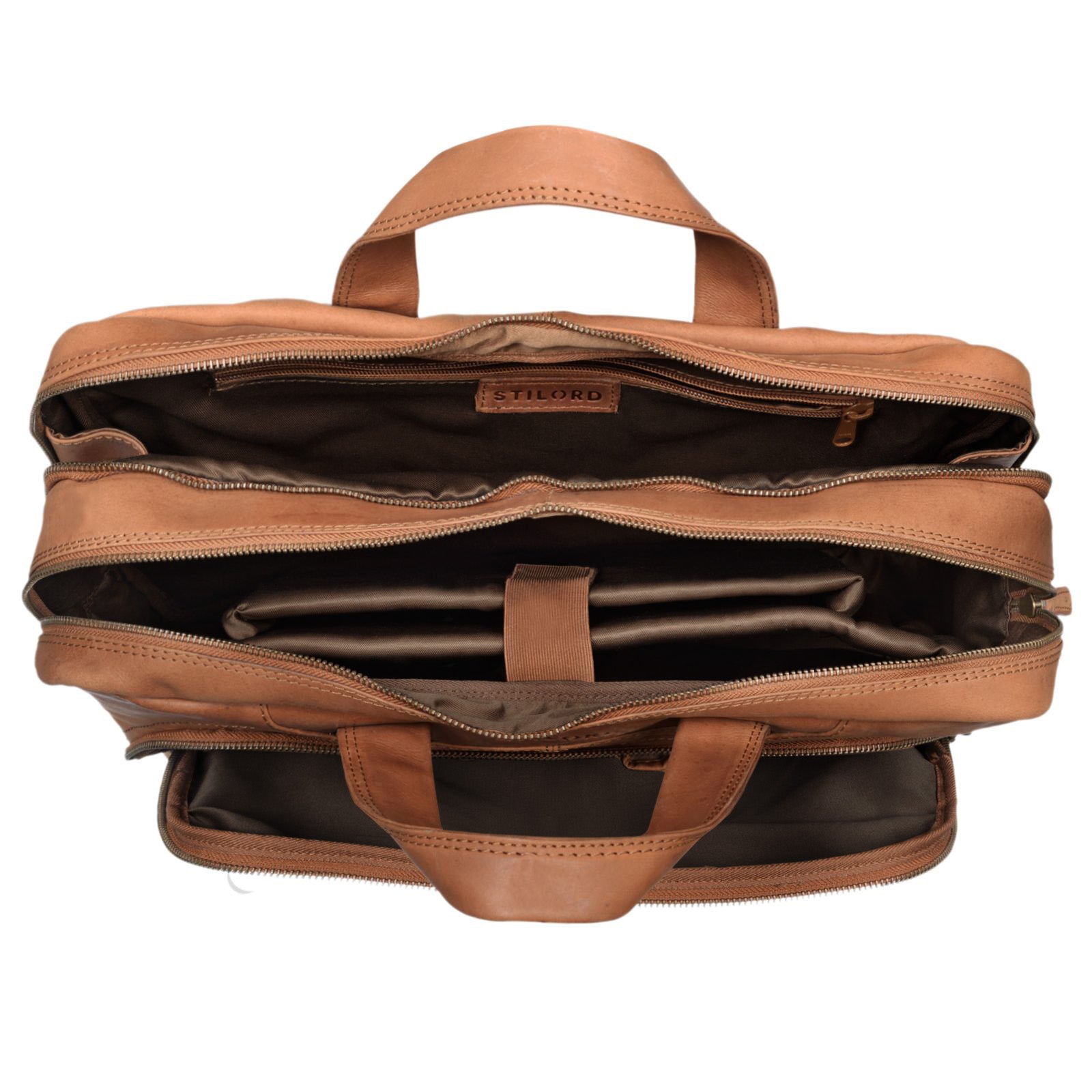 LEder Umhängetasche Vintage Retro