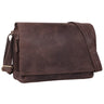 Seconda opzione "Tom" Borsa a tracolla in pelle da uomo donna Vintage