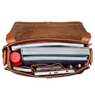Kleine Ledertasche für Männer Vintage braun