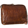 Seconda opzione "Rick" Borsa Vintage a tracolla in pelle da uomo e donna