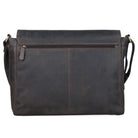 Dunkelbraune Vintage Ledertasche