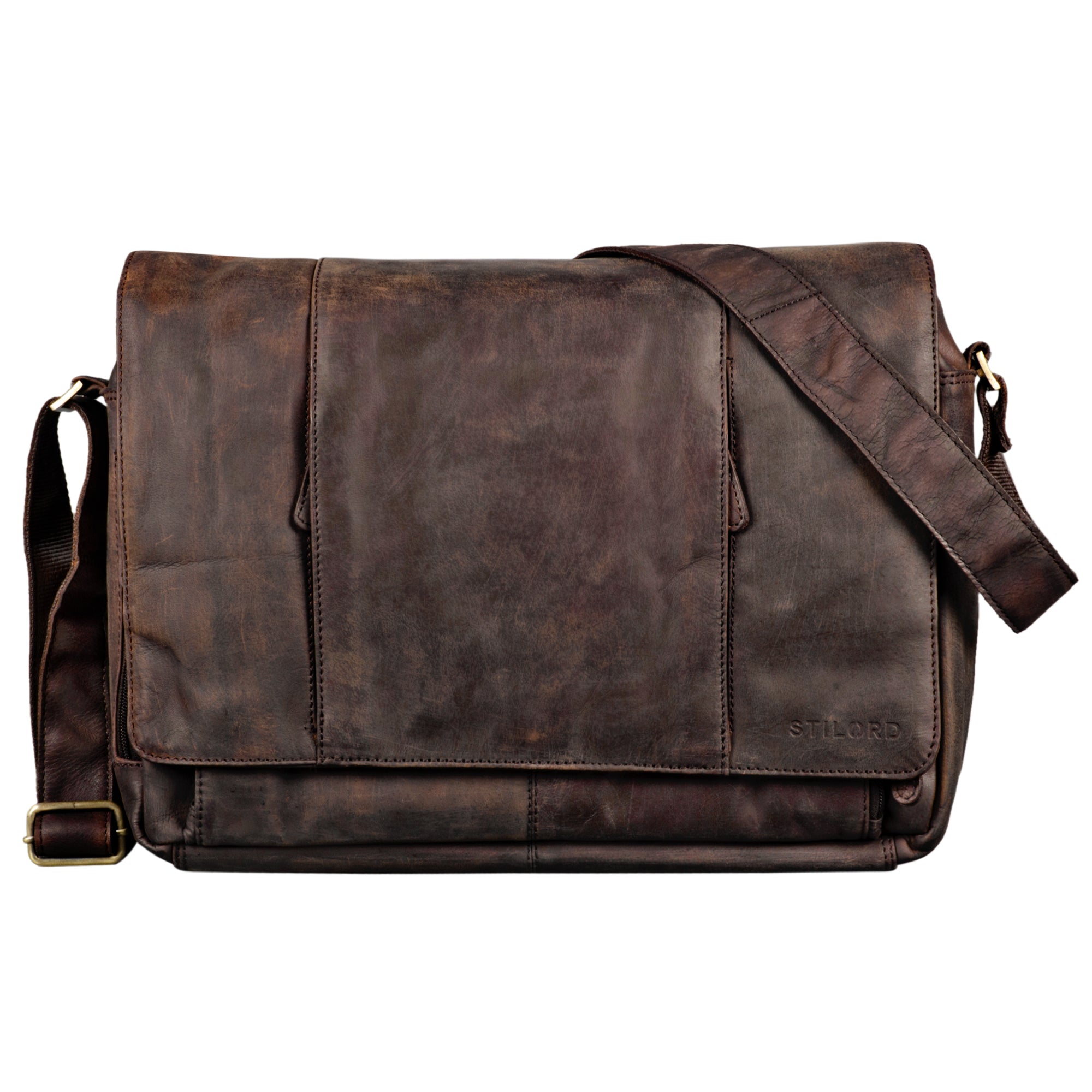 Leder Aktentasche Herren Vintage
