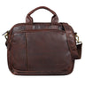 "Madrid" Borsa Business Vintage in Pelle Grande