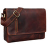 “Davis” Borsa Messenger in Pelle 13 Pollici