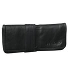 Federmappe Stifte Leder schwarz