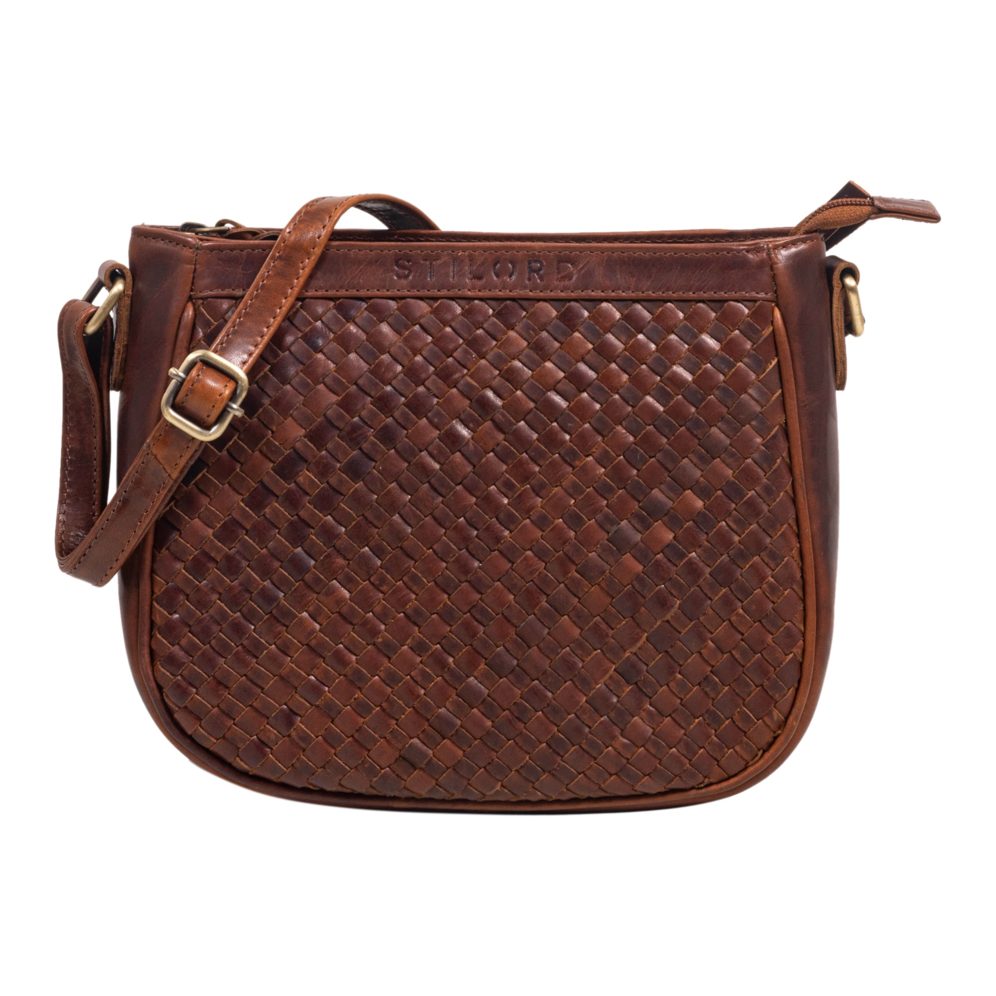 Leder Vintage Schultertasche