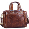 "Jon" Borsa lavoro uomo in vera pelle vintage