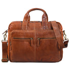 Schultertasche Herren Vintage braun