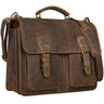 leder arbeitstasche herren zum umhaengen gross echtleder cognac