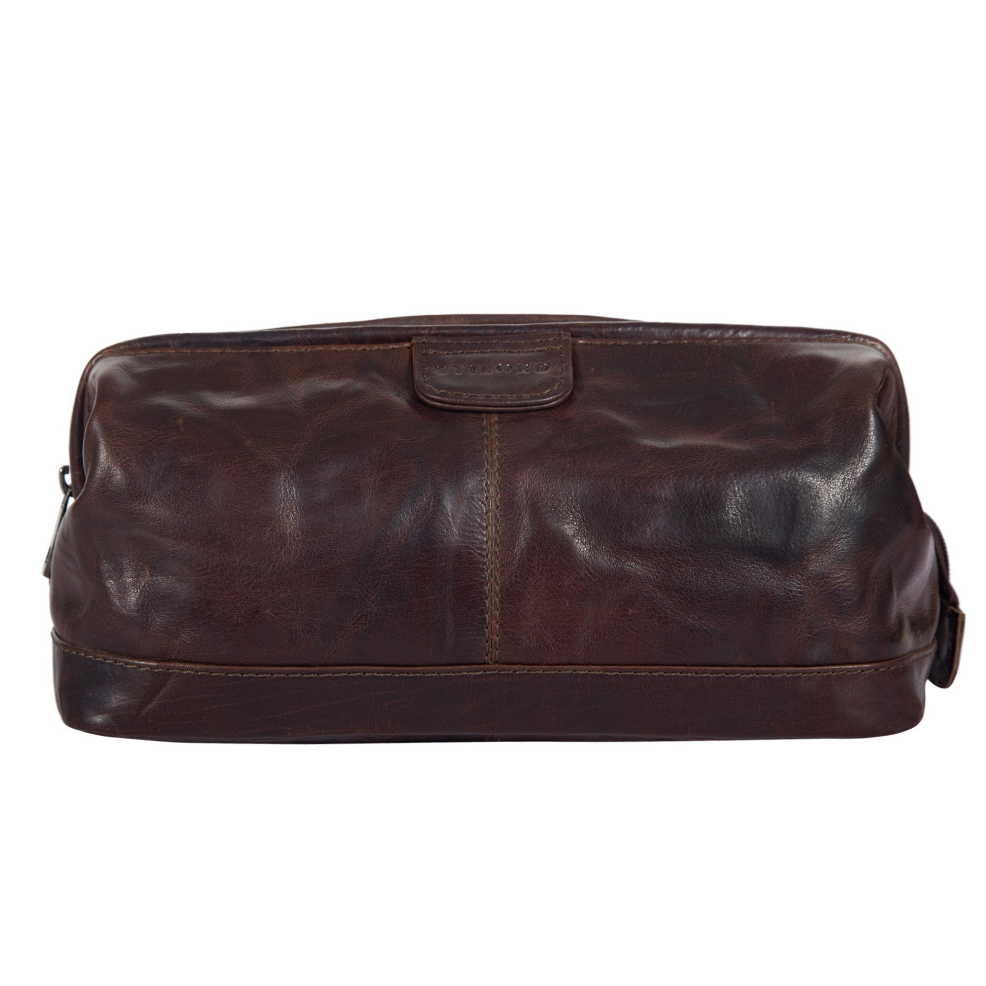Reise Kulturtasche Herren Leder klein